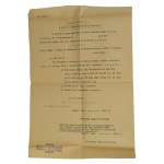 SUPERVULC Cecille Schustermann G.m.b.H., Danzig Gr. Gerbergasse 5 - koperta z nadrukiem firmowym + korespondencja [odpisy wyroków, plenipotencja]