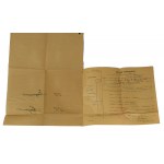 SUPERVULC Cecille Schustermann G.m.b.H., Danzig Gr. Gerbergasse 5 - envelope with company imprint + correspondence [copies of judgments, plenipotence].