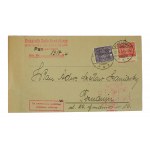 Envelopes [sealed, unopened] with correspondence of bailiffs - 4 pieces : Bronislaw Grzesiak [Pobiedziska], court cash office Gliwice, Tomasz Twardowski [Kartuzy] and District Court Zabrze