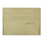Zygmunt Krieger Wholesale Watch Company Katowice 3rd of May 18 - postcard with letterhead