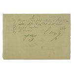 J. Wetzel JABŁONOWO Pom. Colonial warehouse and restaurant, building materials - correspondence on letterhead