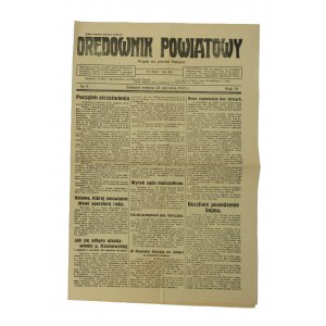 POWIATOWY ORDINANCE Organ for the district of Smigiel No. 9 of January 23, 1932 + bill of advertisement