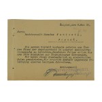 Kreditverein Śmigiel Spółdz. z ogr. odp. - correspondence with advertising letterhead [2 pieces] + postcard