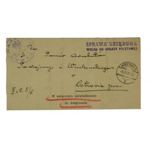 WARSAW Supreme Court - unopened correspondence to attorneys, 9.III.1931.