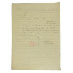 L. Weil, LESZNO [Lissa i.P.] branch Wschowa [Fraustadt] - correspondence on letterhead