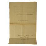 List of assets drawn up by bailiff - 2 pieces [two different people], MILLOW March 1931.