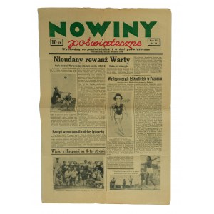 NOWINY POŚWIĄTECZNE - zwei Ausgaben der Zeitschrift Jahr III, Nummern 41 und 43 von 1936