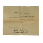 M. Ruciński Menswear POZNAŃ ul. 27 grudnia 11 - envelope with company letterhead + power of attorney for litigation