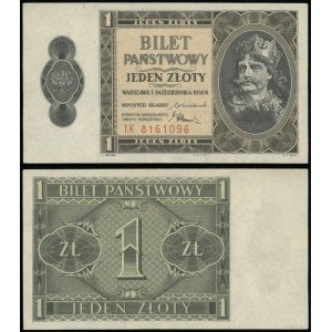 Polska, 1 złoty, 1.10.1938