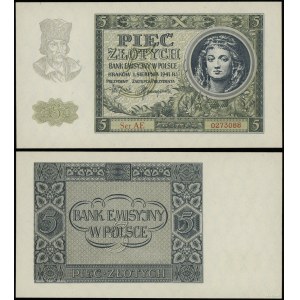 Polska, 5 złotych, 1.08.1941