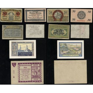 Śląsk, zestaw 6 banknotów, 1918-1923