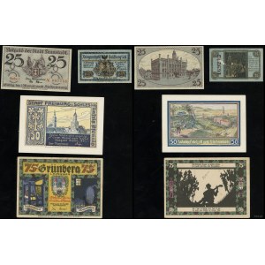 Śląsk, zestaw 4 banknotów, 1918-1921