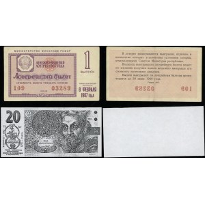 zestaw różnych banknotów, zestaw różnych pseudobanknotów