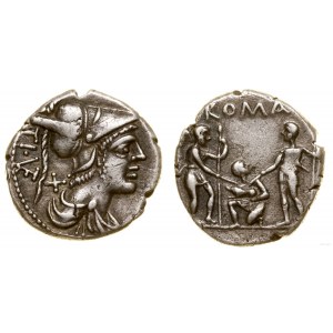 Republika Rzymska, denar, 137 pne, Rzym