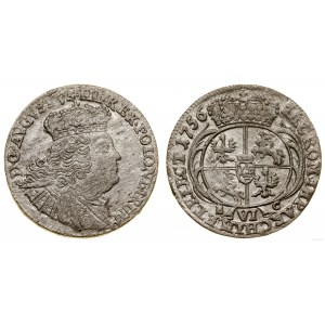 Polska, szóstak, 1756 EC, Lipsk