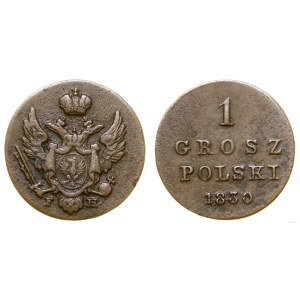 Polska, 1 grosz polski, 1830 FH, Warszawa