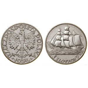 Polska, 5 złotych, 1936, Warszawa