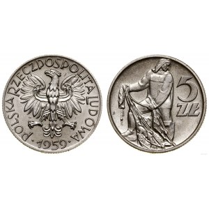 Polska, 5 złotych, 1959, Warszawa