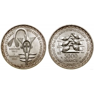 Afryka Zachodnia (BCEAO), 5.000 franków, 1982, Paryż