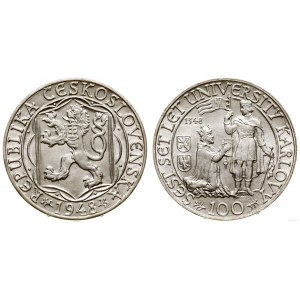 Czechosłowacja, 100 koron, 1948, Kremnica