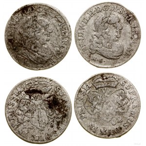 Niemcy, zestaw: 2 x szóstak, 1681 i 1682, Królewiec
