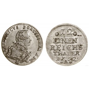 Niemcy, 1/12 talara, 1752 A, Berlin