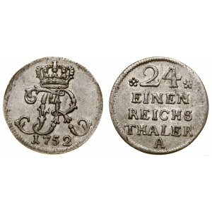 Niemcy, 1/24 talara, 1752 A, Berlin