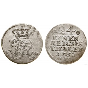 Niemcy, 1/24 talara, 1753 F, Magdeburg