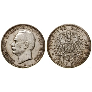 Niemcy, 5 marek, 1913 G, Karlsruhe