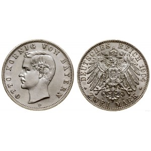 Niemcy, 2 marki, 1904 D, Monachium