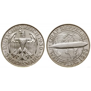 Niemcy, 3 marki, 1930 D, Monachium