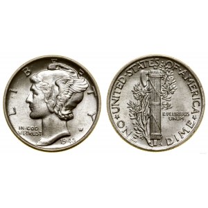 Stany Zjednoczone Ameryki (USA), 10 centów, 1942, Filadelfia