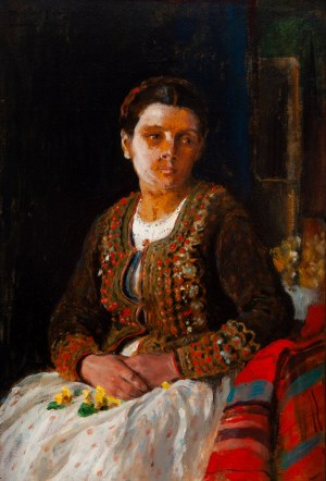 Stanisław Ignacy Poraj Fabijański (1865 Paryż - 1947 Kraków), Krakowianka, 1914