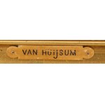 Jan van Huysum, przypisywany (1682 Amsterdam - 1749 Amsterdam), Pejzaż italianizujący ze sztafażem