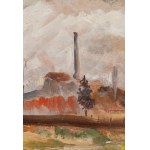 Władysław Jahl (1886 Jarosław - 1953 Paryż), Pejzaż industrialny, 1933