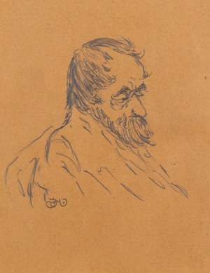 Jan Matejko (1838 Kraków - 1893 Kraków), Portret mężczyzny