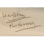 Henryk Hayden (1883 Warszawa - 1970 Paryż), Łodzie w porcie w Cherbourg