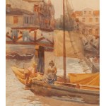 Gian Luciano Sormani (1867 - 1938 ), Nad kanałem w Wenecji