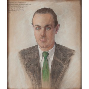 Bronisława Rychter-Janowska (1868 Kraków - 1953 Kraków), Portret Stanisława Kirchmayera, 1941