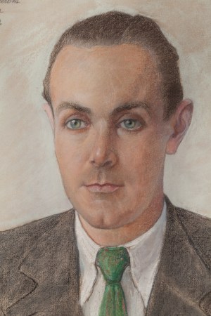 Bronisława Rychter-Janowska (1868 Kraków - 1953 Kraków), Portret Stanisława Kirchmayera, 1941