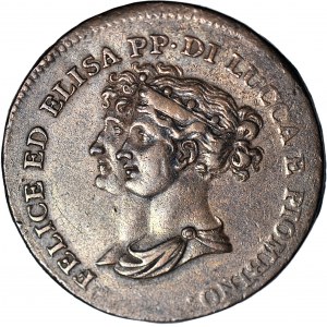 Włochy, 5 centesimi 1806, LUCCA