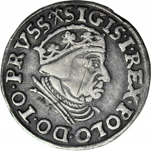 RR-, Zygmunt I Stary, Trojak 1539 Gdańsk
