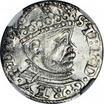 Stefan Batory, Trojak 1586 Ryga, duża głowa, menniczy