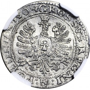 Zygmunt III Waza, Grosz 1604 Kraków, menniczy, R1