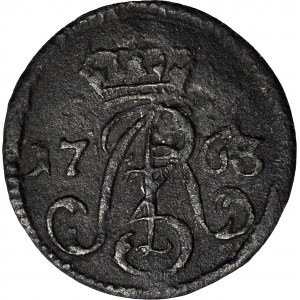 RR-, August III Sas, Szeląg 1763 Toruń D-B, nienotowany