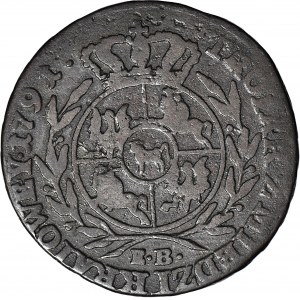 RR-, Stanisław A. Poniatowski, Trojak 1791 EB, Z MIEDZI KRAIOWEY