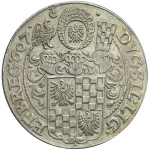 R-, Śląsk, Talar 1607, Brzeg, R3, Księstwo Legnicko-Brzesko-Wołowskie, Jan Krystian Brzeski i Jerzy Rudolf Legnicki