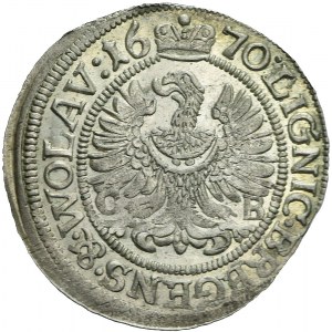 Śląsk, Księstwo Legnicko-Brzesko-Wołowskie, Krystian Wołowski, 3 krajcary 1670, Brzeg