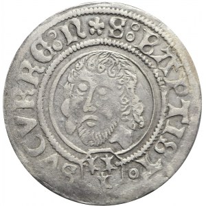 R-, Śląsk, Księstwo Nyskie Biskupów Wrocławskich, Jan V Turzo, grosz 1506, Nysa, R4