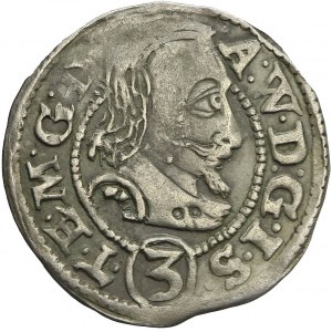 Śląsk, Księstwo Cieszyńskie, Adam Wacław, 3 krajcary 1608, Cieszyn
